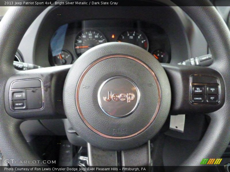 Bright Silver Metallic / Dark Slate Gray 2013 Jeep Patriot Sport 4x4