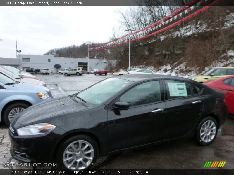 Pitch Black / Black 2013 Dodge Dart Limited
