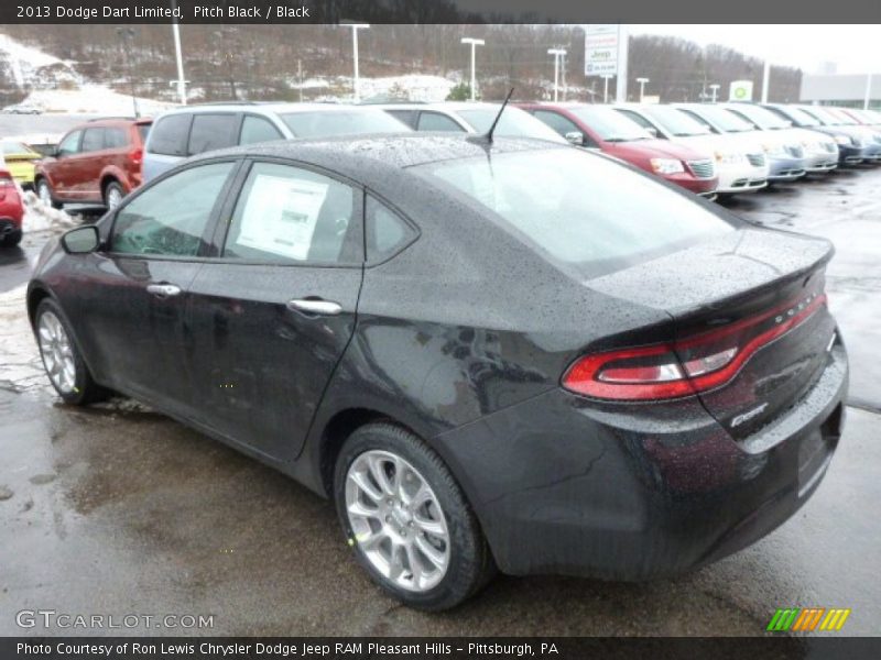 Pitch Black / Black 2013 Dodge Dart Limited