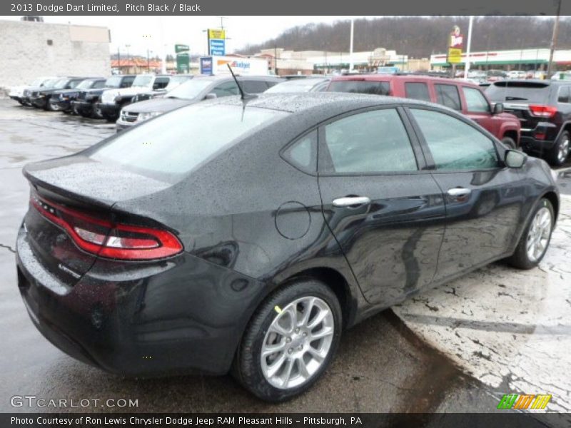 Pitch Black / Black 2013 Dodge Dart Limited