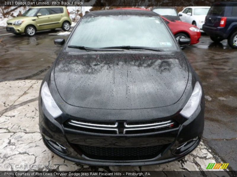 Pitch Black / Black 2013 Dodge Dart Limited