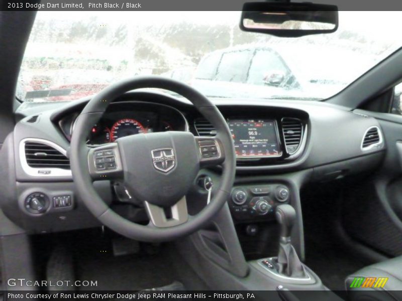 Pitch Black / Black 2013 Dodge Dart Limited