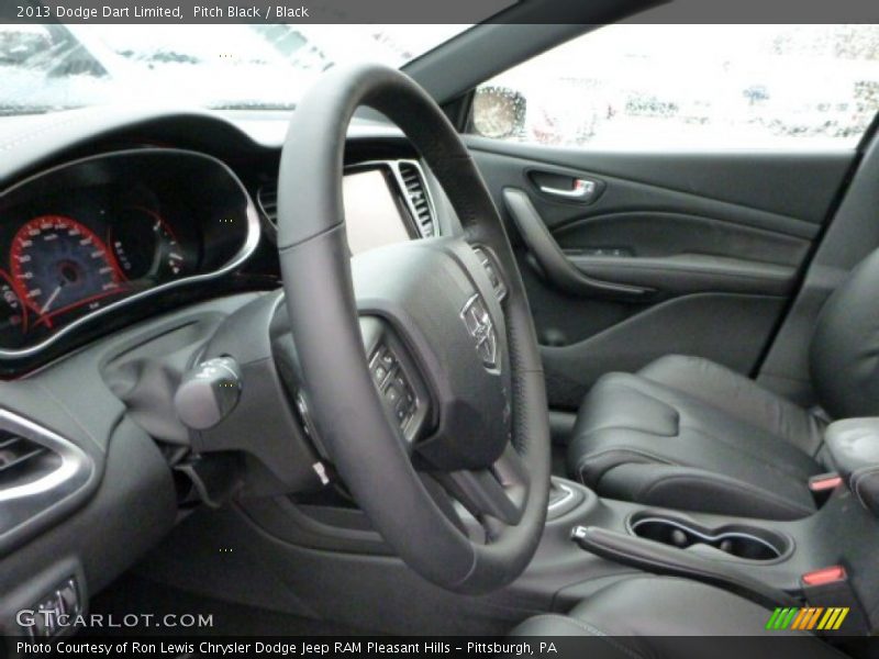 Pitch Black / Black 2013 Dodge Dart Limited