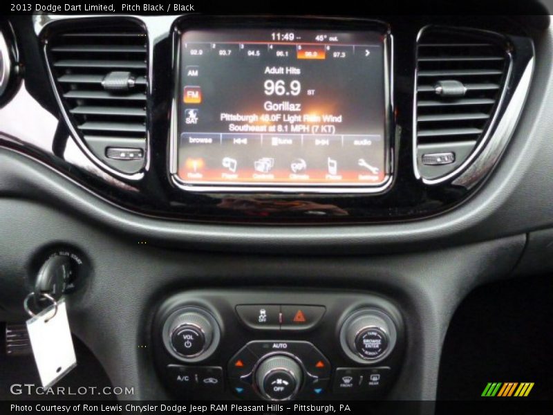 Pitch Black / Black 2013 Dodge Dart Limited