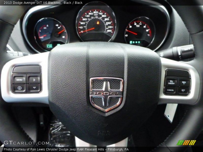 Black / Black 2013 Dodge Avenger SXT V6 Blacktop