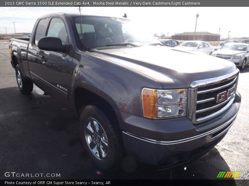 Mocha Steel Metallic / Very Dark Cashmere/Light Cashmere 2013 GMC Sierra 1500 SLE Extended Cab 4x4