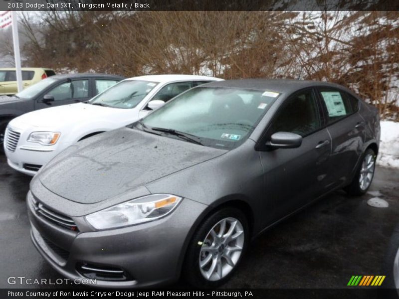 Tungsten Metallic / Black 2013 Dodge Dart SXT