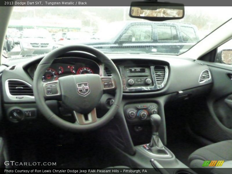 Tungsten Metallic / Black 2013 Dodge Dart SXT
