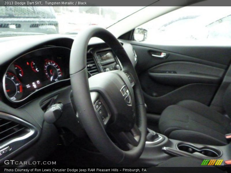 Tungsten Metallic / Black 2013 Dodge Dart SXT