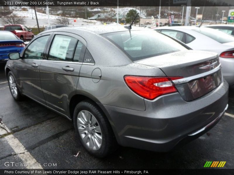 Tungsten Metallic / Black 2013 Chrysler 200 LX Sedan