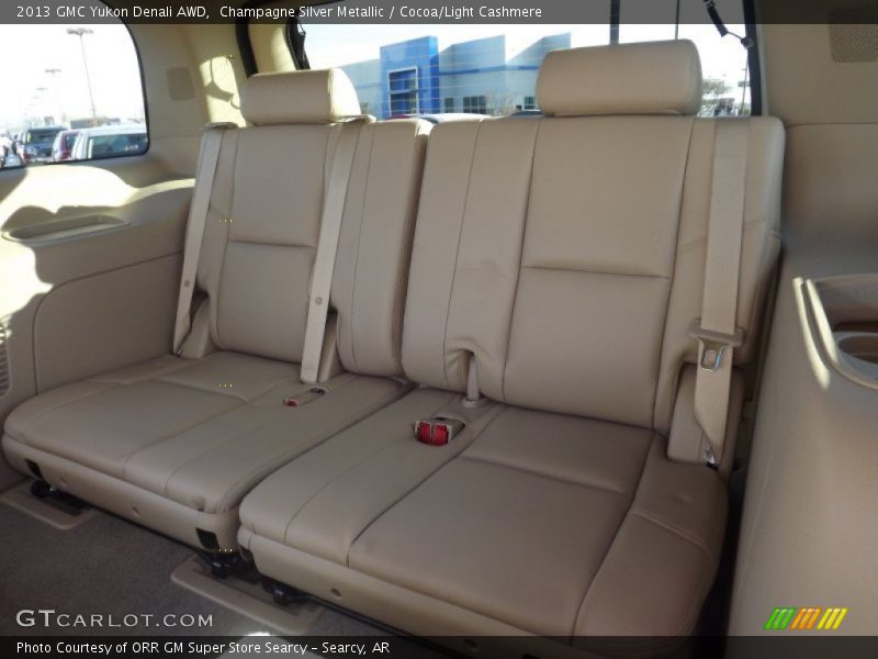 Champagne Silver Metallic / Cocoa/Light Cashmere 2013 GMC Yukon Denali AWD