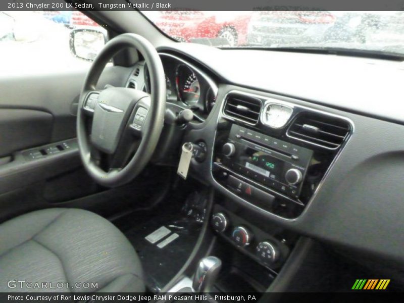 Tungsten Metallic / Black 2013 Chrysler 200 LX Sedan