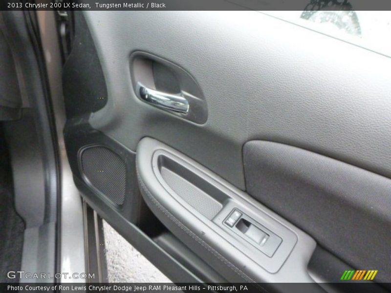 Tungsten Metallic / Black 2013 Chrysler 200 LX Sedan