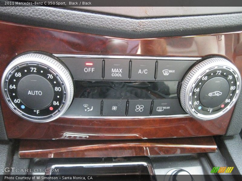 Black / Black 2011 Mercedes-Benz C 350 Sport