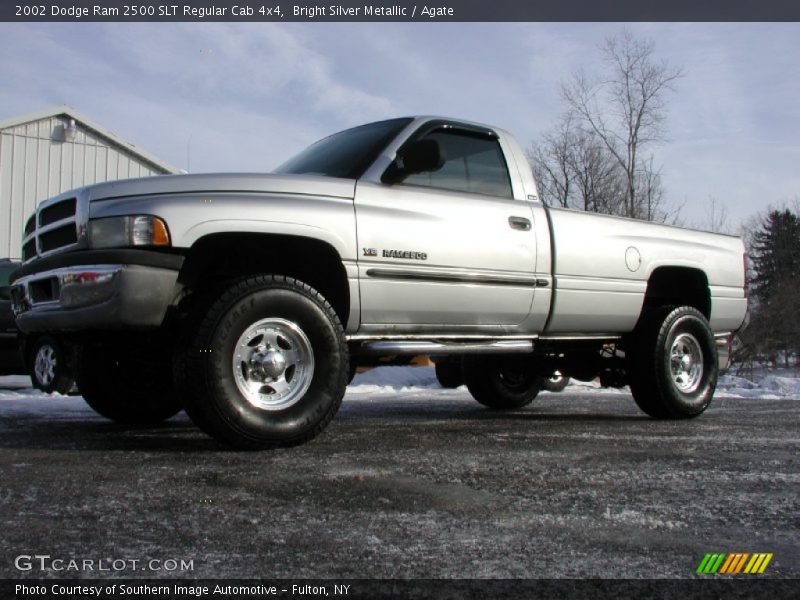 Bright Silver Metallic / Agate 2002 Dodge Ram 2500 SLT Regular Cab 4x4