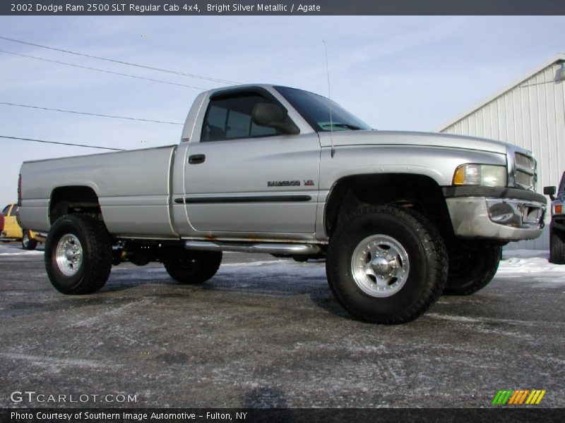 Bright Silver Metallic / Agate 2002 Dodge Ram 2500 SLT Regular Cab 4x4
