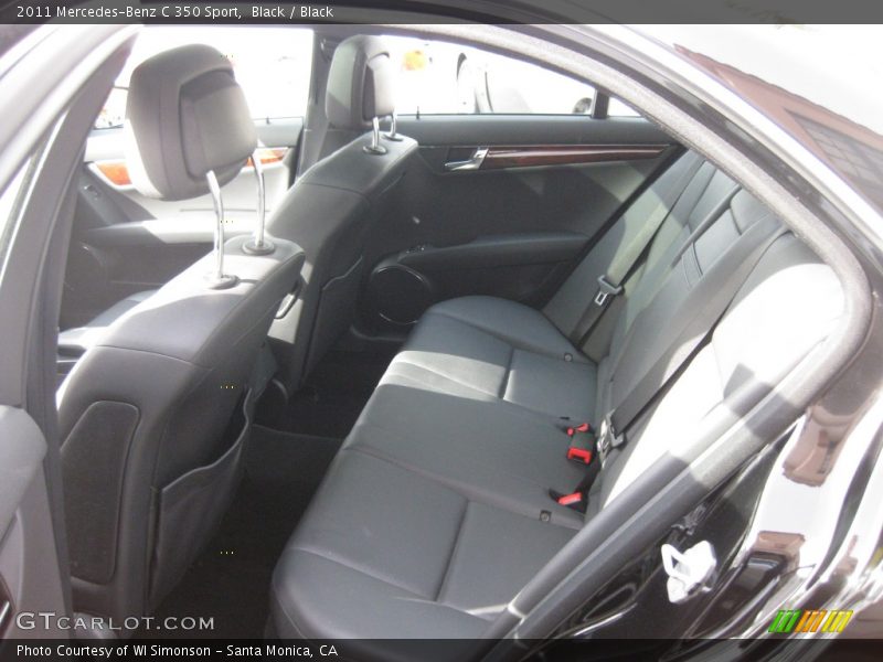 Black / Black 2011 Mercedes-Benz C 350 Sport