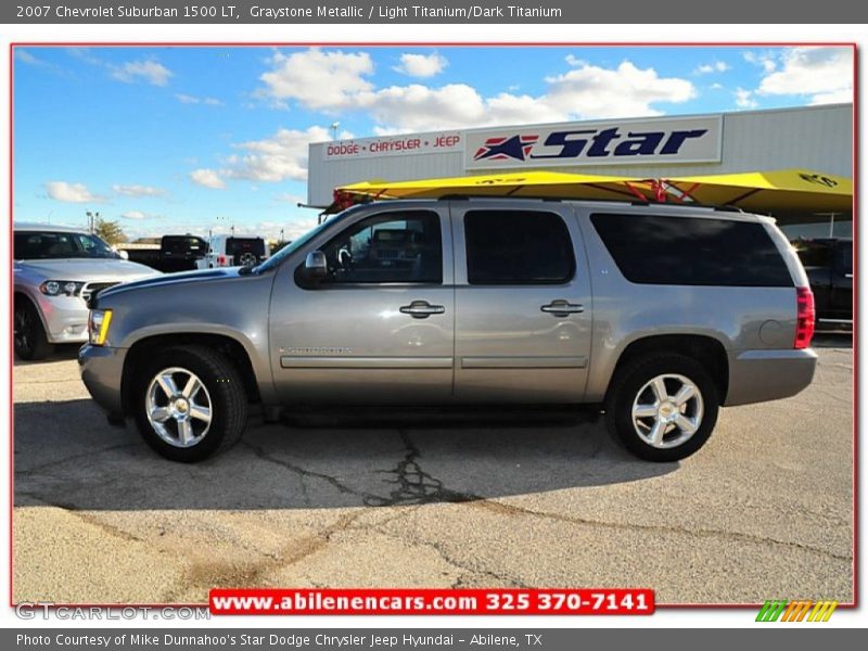 Graystone Metallic / Light Titanium/Dark Titanium 2007 Chevrolet Suburban 1500 LT