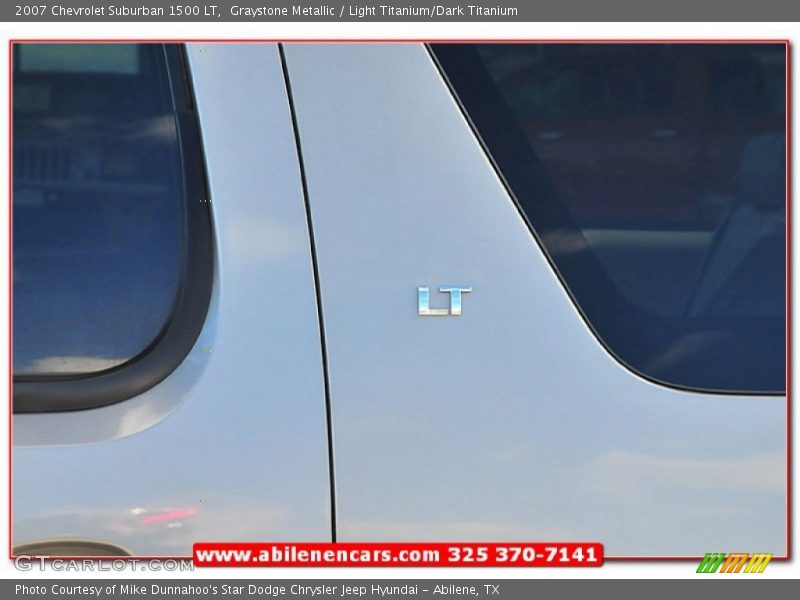 Graystone Metallic / Light Titanium/Dark Titanium 2007 Chevrolet Suburban 1500 LT