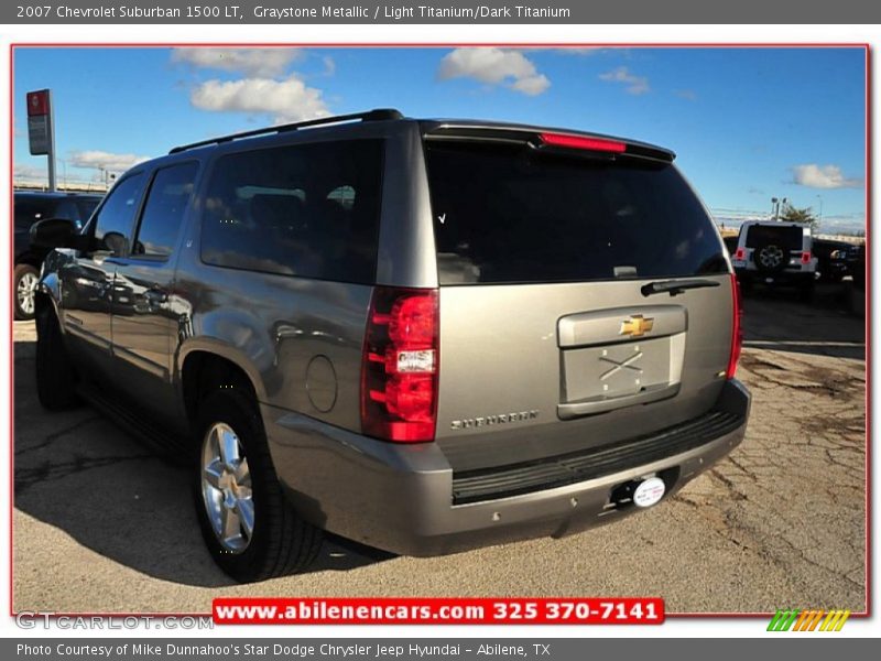Graystone Metallic / Light Titanium/Dark Titanium 2007 Chevrolet Suburban 1500 LT