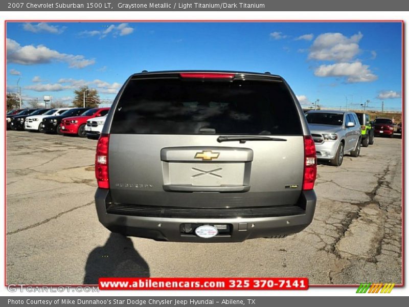 Graystone Metallic / Light Titanium/Dark Titanium 2007 Chevrolet Suburban 1500 LT