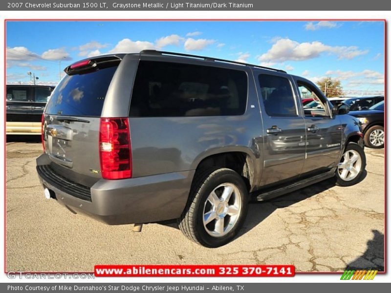 Graystone Metallic / Light Titanium/Dark Titanium 2007 Chevrolet Suburban 1500 LT