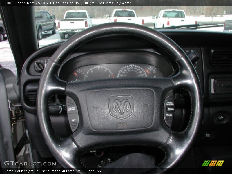 Bright Silver Metallic / Agate 2002 Dodge Ram 2500 SLT Regular Cab 4x4