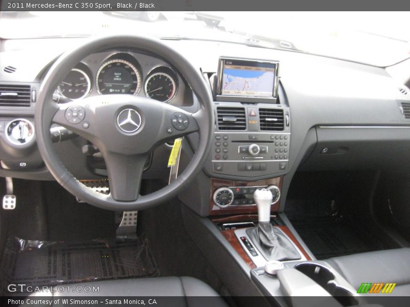 Black / Black 2011 Mercedes-Benz C 350 Sport