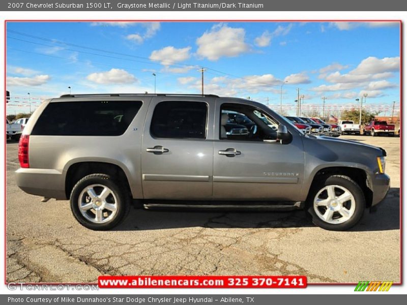 Graystone Metallic / Light Titanium/Dark Titanium 2007 Chevrolet Suburban 1500 LT