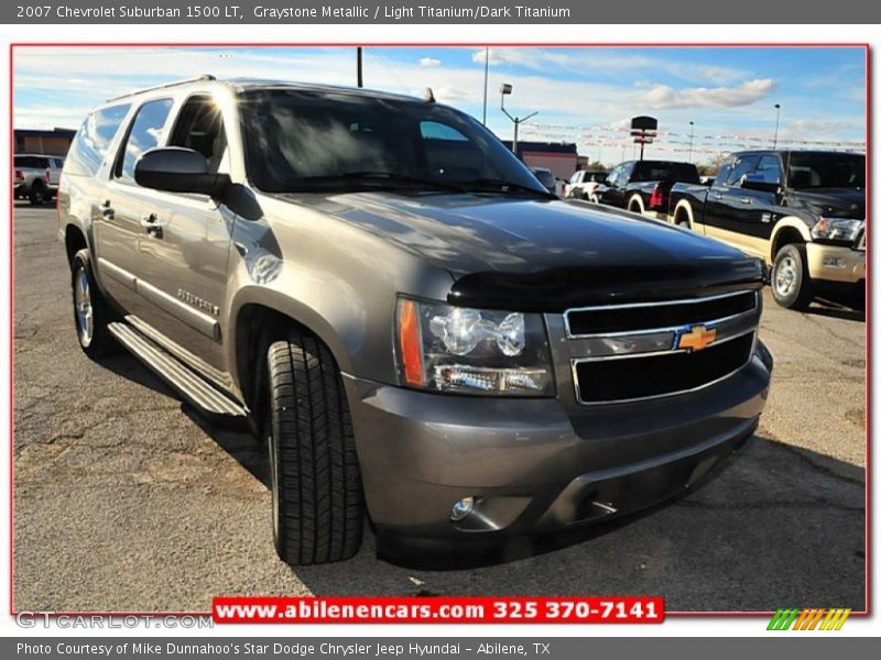 Graystone Metallic / Light Titanium/Dark Titanium 2007 Chevrolet Suburban 1500 LT