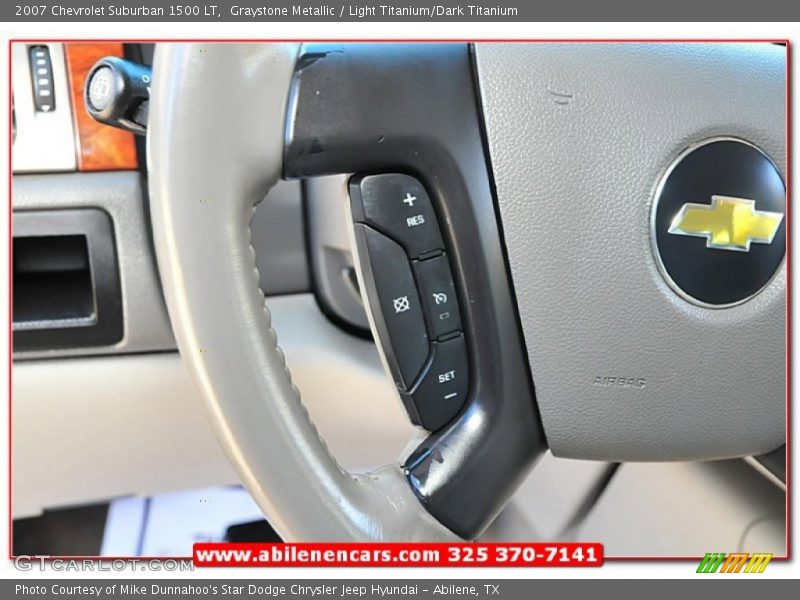 Graystone Metallic / Light Titanium/Dark Titanium 2007 Chevrolet Suburban 1500 LT