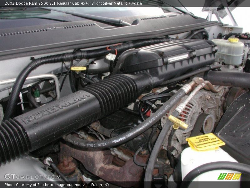 Bright Silver Metallic / Agate 2002 Dodge Ram 2500 SLT Regular Cab 4x4