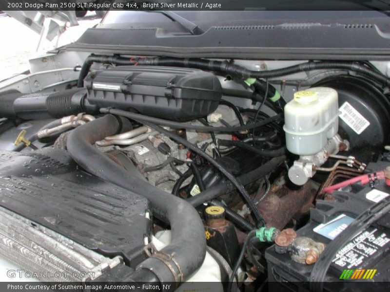 Bright Silver Metallic / Agate 2002 Dodge Ram 2500 SLT Regular Cab 4x4