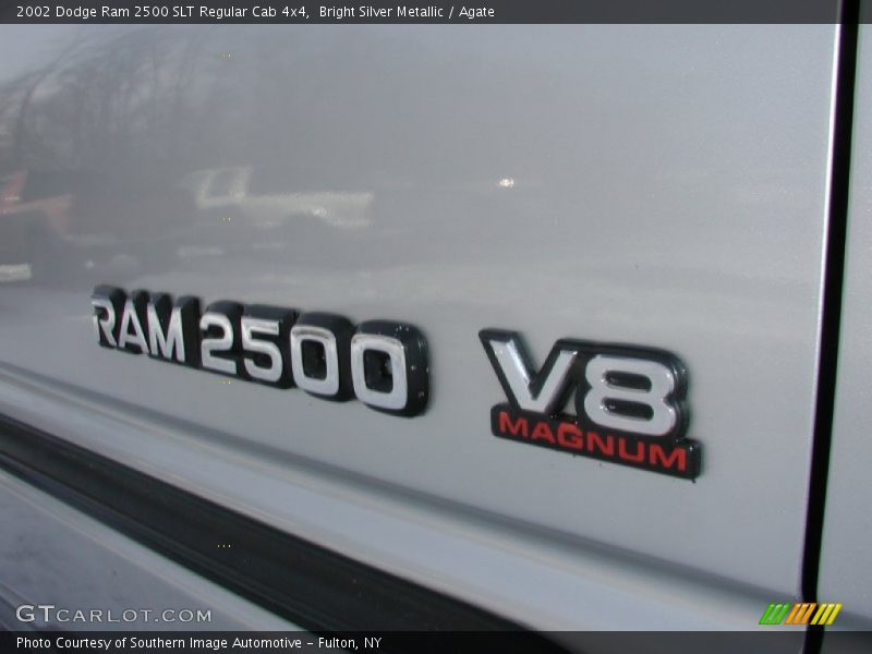 Bright Silver Metallic / Agate 2002 Dodge Ram 2500 SLT Regular Cab 4x4