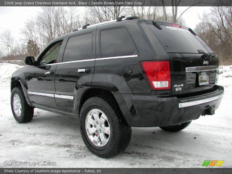 Black / Saddle Brown/Dark Slate Gray 2008 Jeep Grand Cherokee Overland 4x4