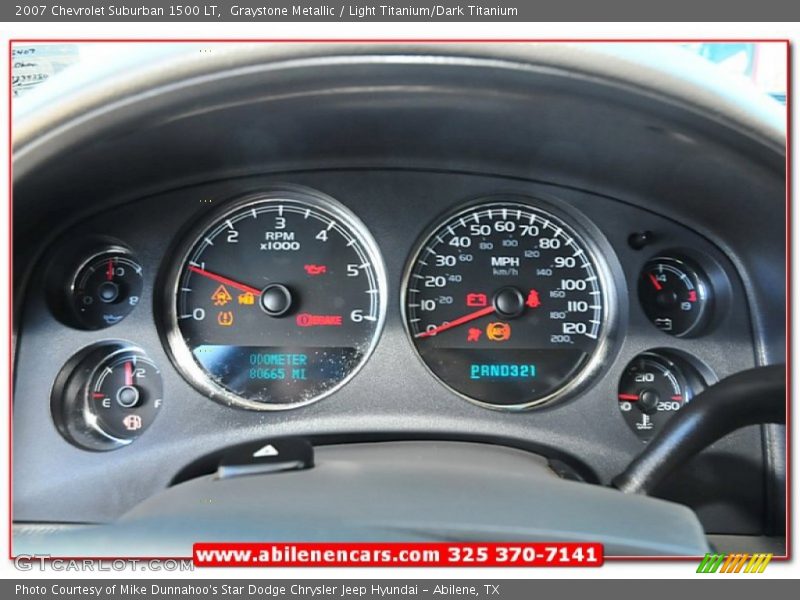 Graystone Metallic / Light Titanium/Dark Titanium 2007 Chevrolet Suburban 1500 LT