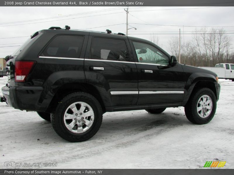 Black / Saddle Brown/Dark Slate Gray 2008 Jeep Grand Cherokee Overland 4x4