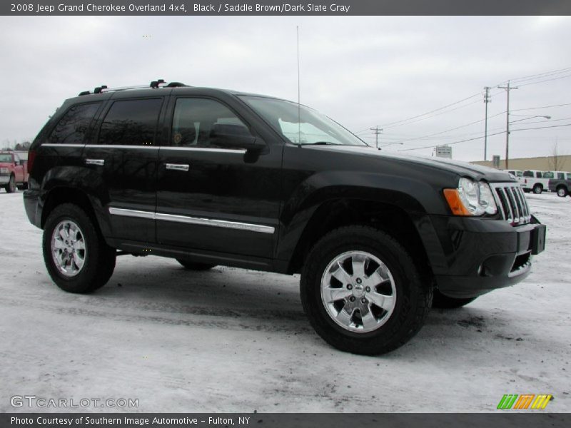 Black / Saddle Brown/Dark Slate Gray 2008 Jeep Grand Cherokee Overland 4x4