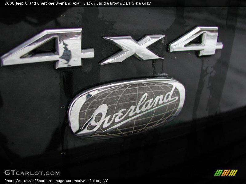 Black / Saddle Brown/Dark Slate Gray 2008 Jeep Grand Cherokee Overland 4x4