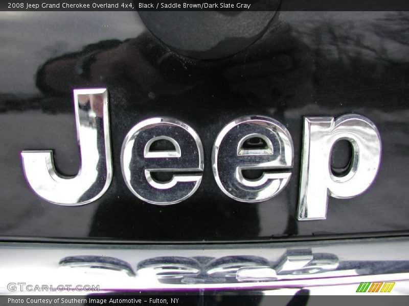 Black / Saddle Brown/Dark Slate Gray 2008 Jeep Grand Cherokee Overland 4x4