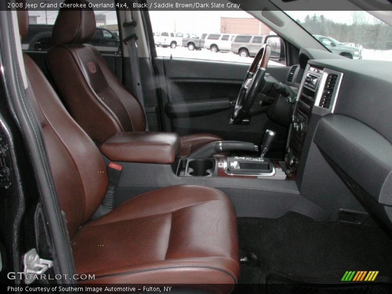Black / Saddle Brown/Dark Slate Gray 2008 Jeep Grand Cherokee Overland 4x4