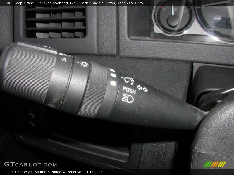 Black / Saddle Brown/Dark Slate Gray 2008 Jeep Grand Cherokee Overland 4x4