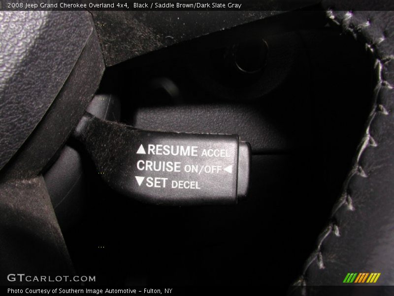Black / Saddle Brown/Dark Slate Gray 2008 Jeep Grand Cherokee Overland 4x4