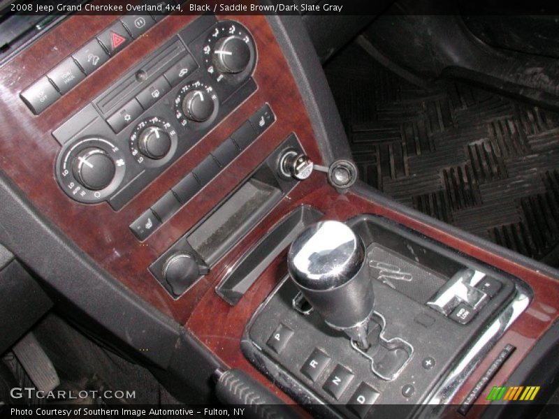 Black / Saddle Brown/Dark Slate Gray 2008 Jeep Grand Cherokee Overland 4x4