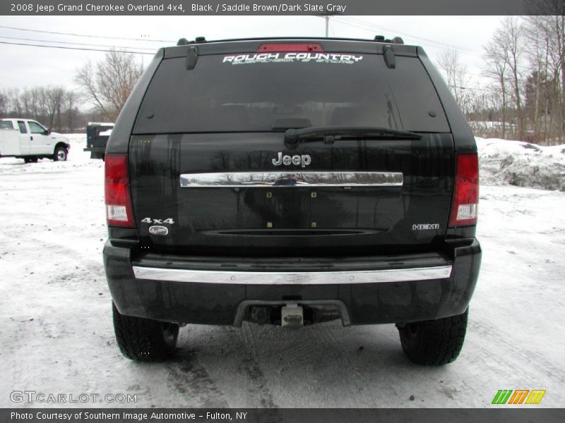 Black / Saddle Brown/Dark Slate Gray 2008 Jeep Grand Cherokee Overland 4x4