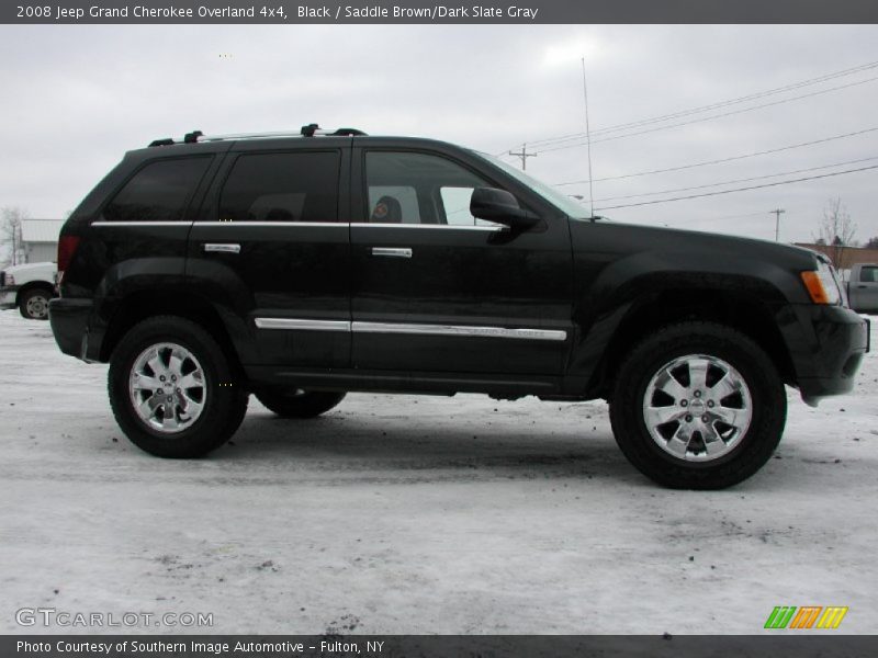 Black / Saddle Brown/Dark Slate Gray 2008 Jeep Grand Cherokee Overland 4x4