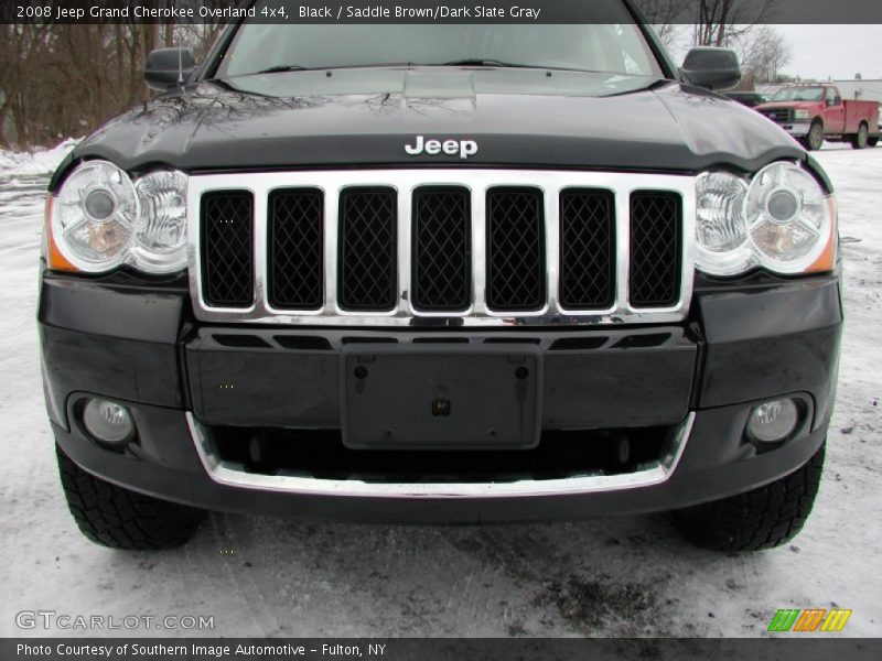 Black / Saddle Brown/Dark Slate Gray 2008 Jeep Grand Cherokee Overland 4x4