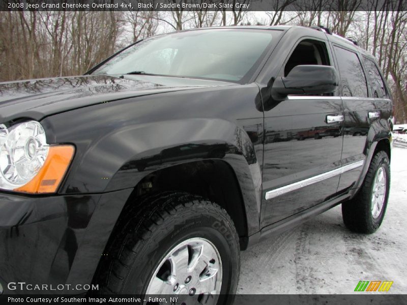 Black / Saddle Brown/Dark Slate Gray 2008 Jeep Grand Cherokee Overland 4x4