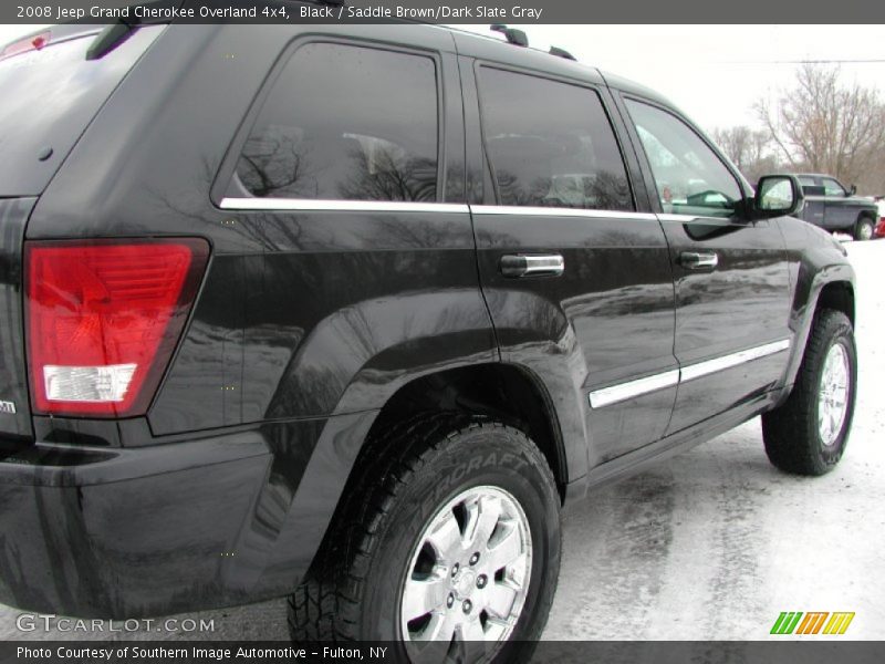 Black / Saddle Brown/Dark Slate Gray 2008 Jeep Grand Cherokee Overland 4x4