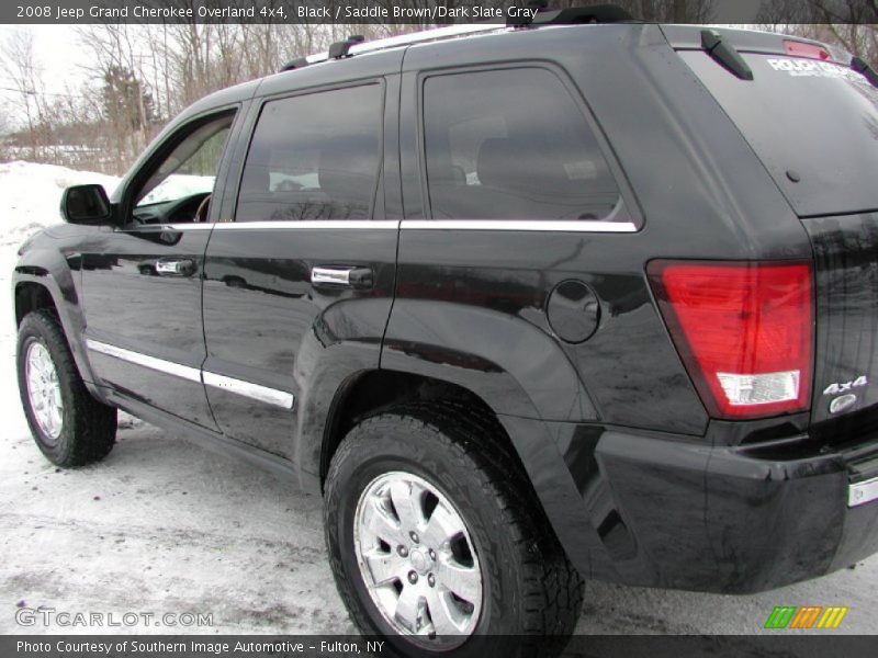 Black / Saddle Brown/Dark Slate Gray 2008 Jeep Grand Cherokee Overland 4x4